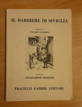 Vinili Il barbiere di Siviglia con libretti