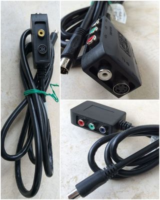 Cavo Audio Stereo S-Video RCA PS2 HD