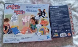 Pack 2 Juegos de Mesa: Quién es Quién y Sequence