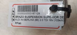 BRAZO SUSPENSION SUPERIOR DELANTERO IZQUIERDO AUDI A4 BERLINA (8E) 2.0 TDI 16V (103kW)   |   11.04 - 12.07