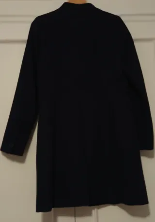 Abrigo azul marino de mujer