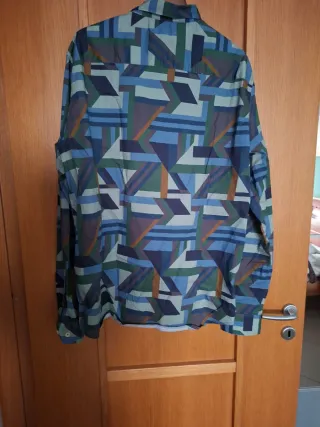 Camicia uomo fantasia geometrica