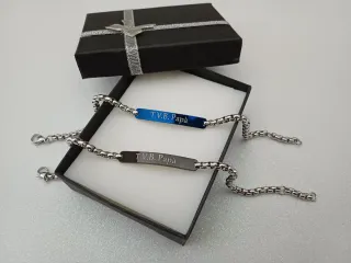 Bracciali T.V.B. Papà Acciaio