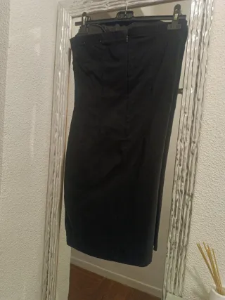 Vestido fiesta palabra de honor fruncido