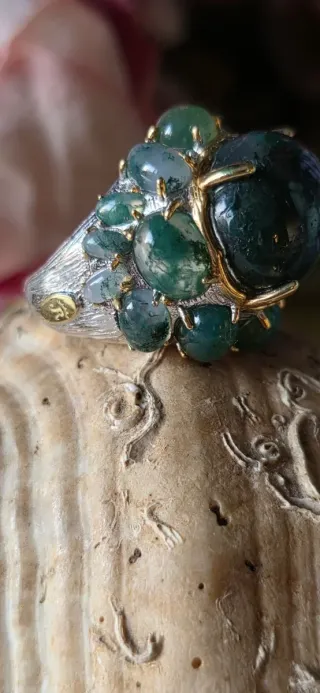 Anillo joya de autor .modelo linaje