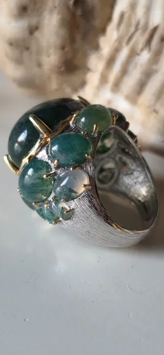 Anillo joya de autor .modelo linaje