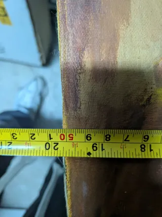 Quadro su tela 50x40 acrilico paesino