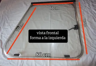 Ventana caravana forma izquierda 165€