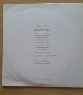 Vinili Il Trovatore con libretti