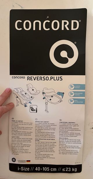 Silla coche Concord Reverso Plus