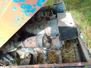 Compresor de aire naranja