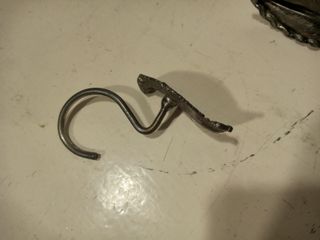 Ganchos para cortina de baño con diseño de hoja