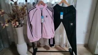 Tuta Adidas Donna Rosa e Nera