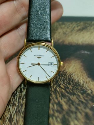 Reloj Longines Dorado y Negro