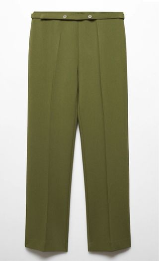 Pantalón Mango Verde Oliva