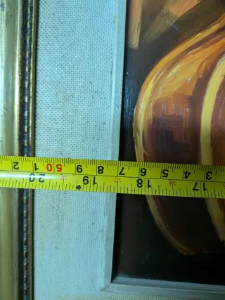 Quadro G. Ricciardi Violino Lampada Olio