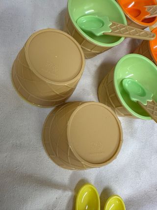 Set 6 Coppe Gelato con Cucchiaini