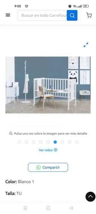 Cuna colecho convertible en escritorio + colchón