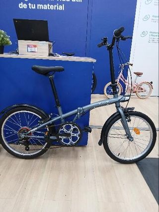 Bicicleta plegable 20 pulgadas 6V Tilt 120 gris