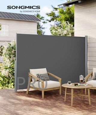 Tenda Laterale in Alluminio, Estensibile - SONGMICS