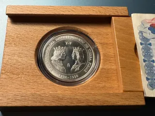 3 Euros Plata Proof Descubrimiento Tierra Firme