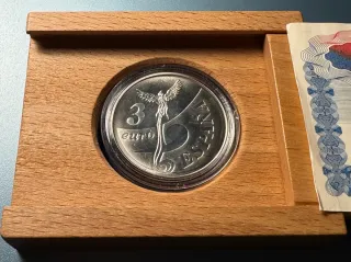 3 Euros Plata Proof Descubrimiento Tierra Firme