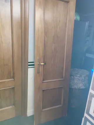 Puertas de madera de paso