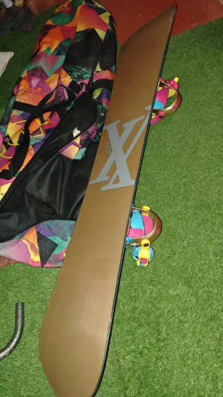 Tabla Snowboard con Funda y Fijaciones