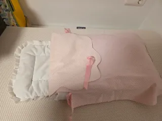 Sacco per fasciatoio per neonato bianco