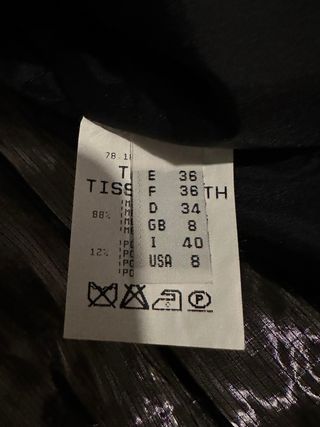 Abrigo Roberto Verino Negro/Dorado