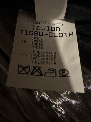 Abrigo Roberto Verino Negro/Dorado