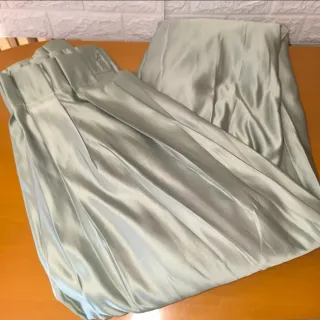 2 Tende Verdi Satinate 135 x 240