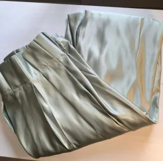 2 Tende Verdi Satinate 135 x 240