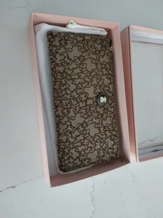 Cartera TOUS Kaos Porta Documentos Beige