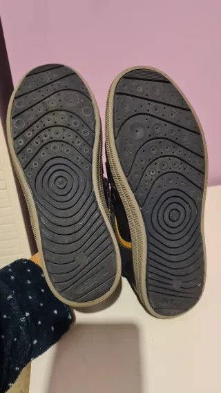 Geox Stivaletti Bambino Blu/Arancio Velcro