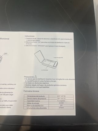 Esterilizador UV Portátil