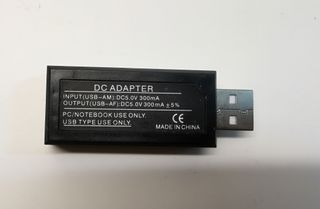 Adattatore DC USB Input DC5.0V 300mA