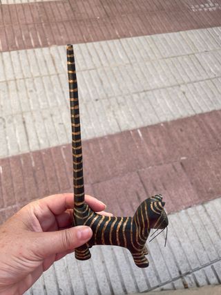 Porta joyas gato negro y dorado