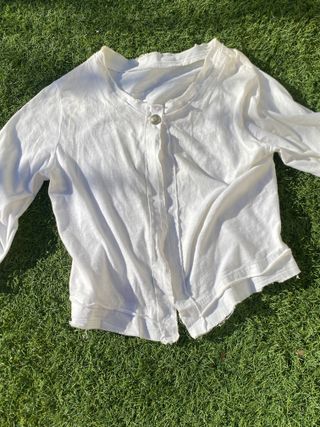 Chaqueta Algodón Blanca Talla M