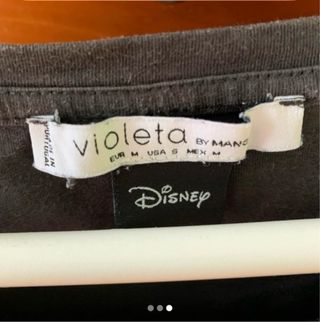 Camiseta algodón Mickey de Violeta by Mango