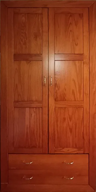 Armario ropero de madera