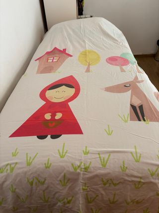 Funda Nórdica Caperucita Roja cama 90