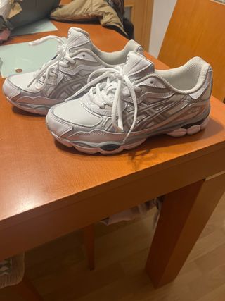 Asics Gel Zapatillas Deportivas Plata/Blanco