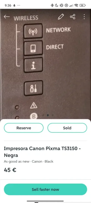 Stampante Canon Pixma TS3150 Nero