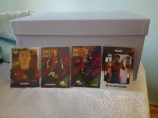4 cromos FC Barcelona: Gavi, Balde, Fermín, Lewand