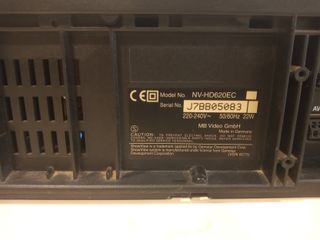 Reproductor VHS Panasonic NV-HD620