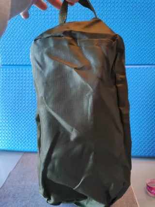 Zainetto Adidas porta scarpe verde nero con tracol