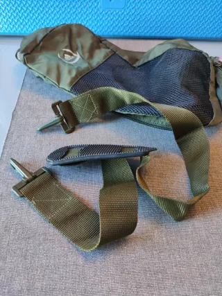 Zainetto Adidas porta scarpe verde nero con tracol