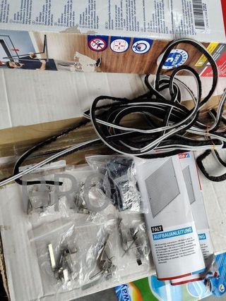 Tesa con zanzariera in alluminio 80 cm x 80 cm