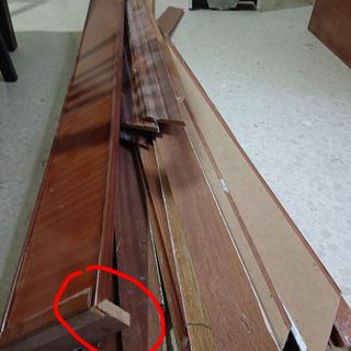 Puerta corredera madera con cristal